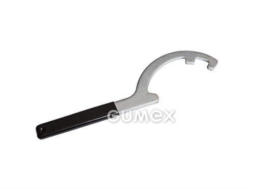 Schlüssel für STORZ AGRO Kupplung Typ B/C, verzinkter Stahl mit schwarzem PVC Griff, 
